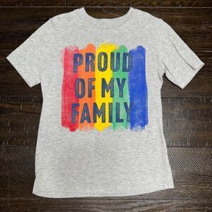 Size 8 proud of my family tshirt pride